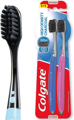 Colgate High Density Charcoal Toothbrush - 2pk