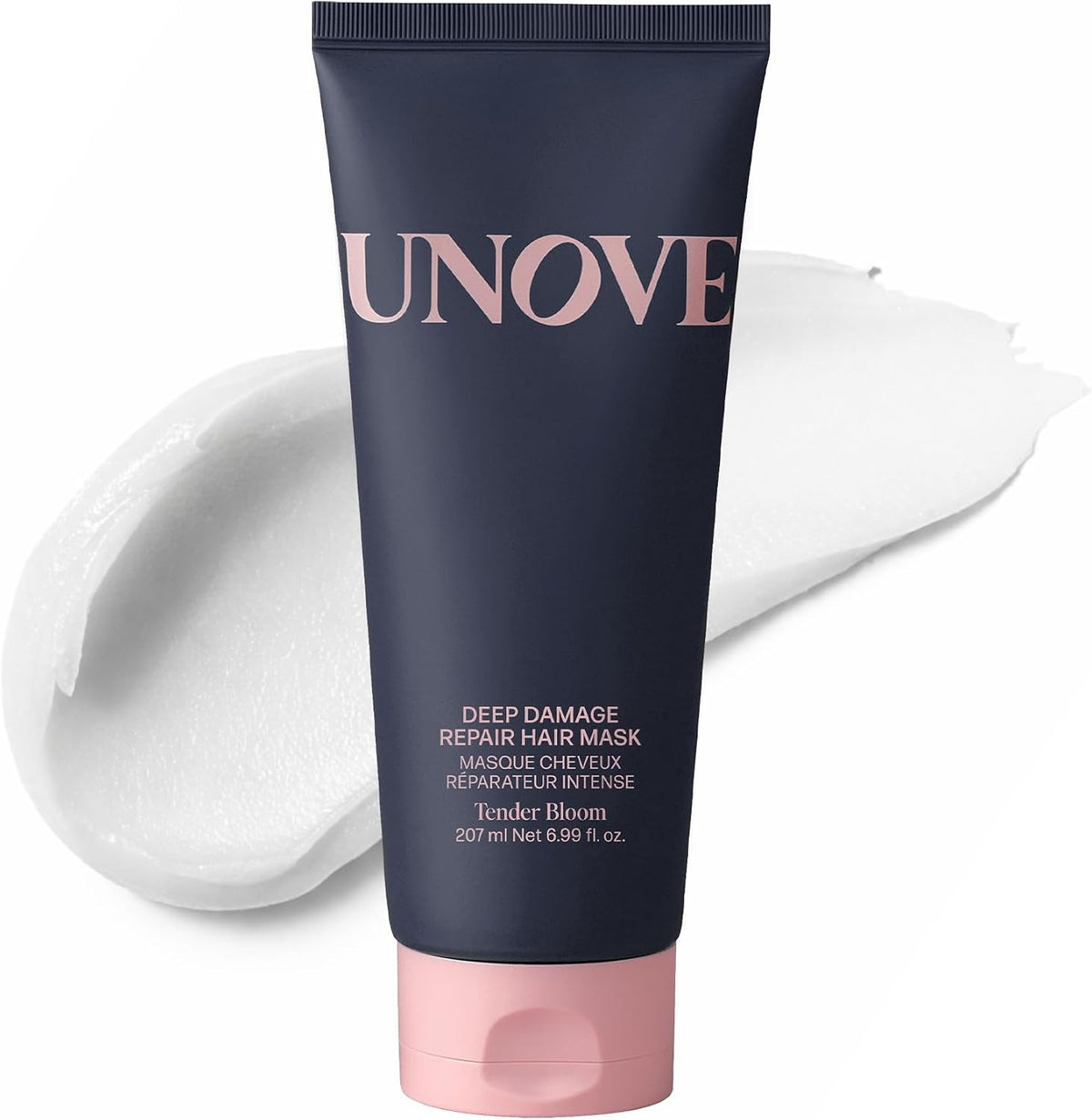 UNOVE Deep Damage Hair Treatment Mask Ex 207 ml/7fl.oz | Premium Nourishing Hair Mask | Conditioner for Dry Frizzy Damaged Hair with Keratin-PF | Strengthening & Hydrating