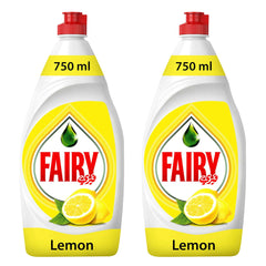 Fairy Lemon Dishwashing Liquid 750ml Powerful & Fresh - Mumzar