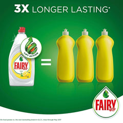 Fairy Lemon Dishwashing Liquid 750ml Powerful & Fresh - Mumzar