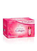 FANCL Deep Charge Collagen drink box with peach-flavored bottle