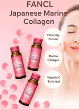 FANCL Deep Charge Collagen drink bottles with Japanese Marine Collagen label