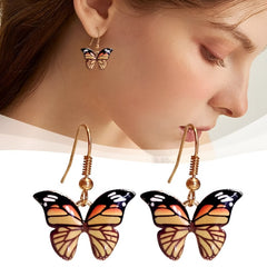 Huitich 5 piece dangle earrings for women featuring butterfly design in gold tones