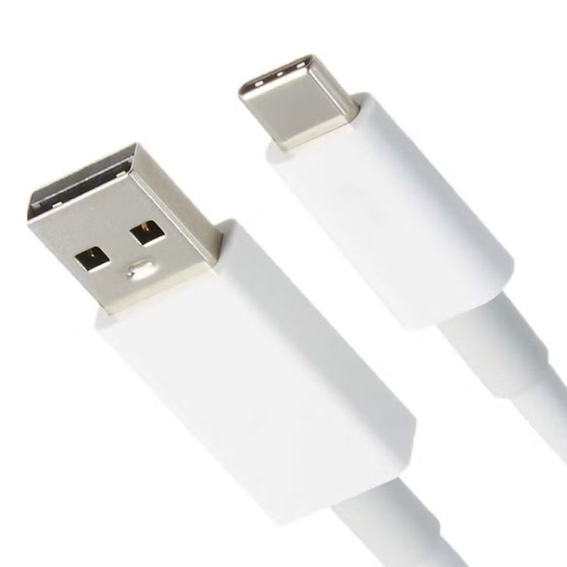 Huitich fast data transfer USB Type C lead charging cable with white connectors and durable design