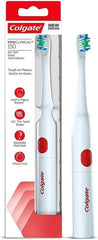 Colgate ProClinical electric toothbrush with white handle and red power button, adult