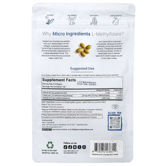 Micro Ingredients, L-Methyl folate, 240 Capsules