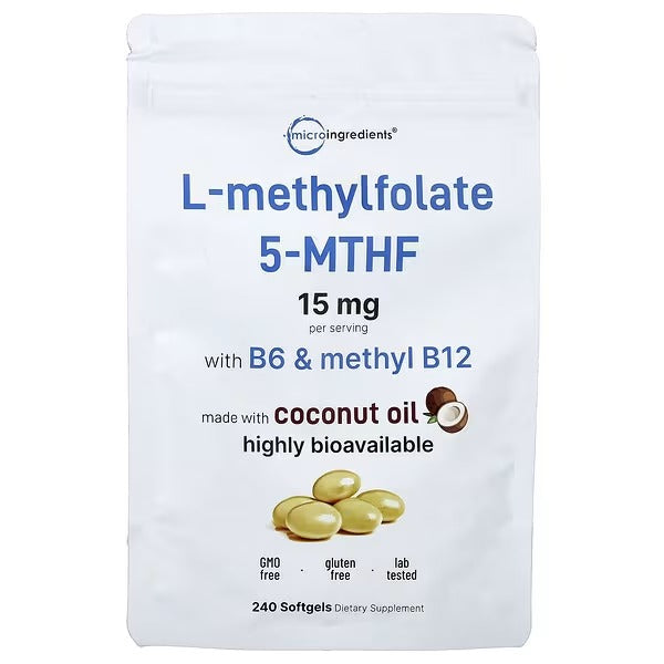 Micro Ingredients, L-Methyl folate, 240 Capsules