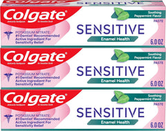 Colgate Sensitive Toothpaste with Whitening, Prevent and Repair, 6 Ounce, 3 Pack