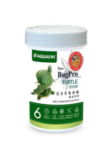 Aquafin BugPro Turtle Stick insect repellent food container, green label with turtle graphic