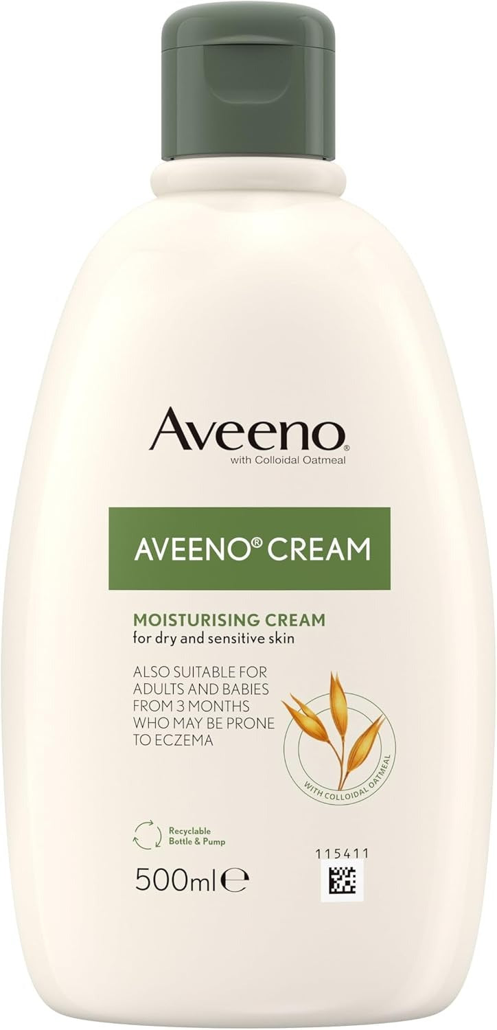 Aveeno Moisturizing Cream Colloidal Oatmeal Dry Sensitive Skin 500ml