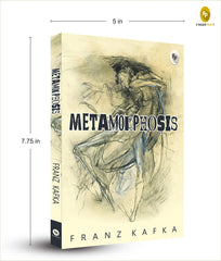 Order Metamorphosis English edition book by Franz Kafka with abstract sketch cover art