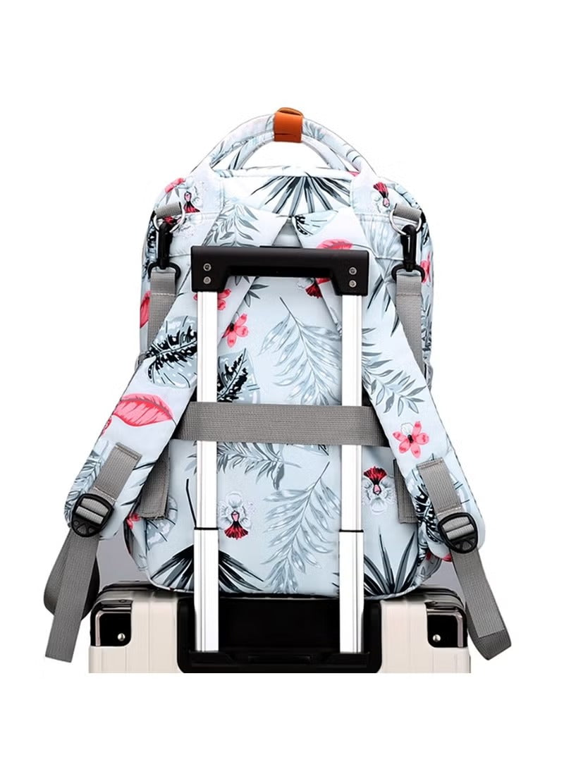 Floral baby travel bag by Huitich featuring a stylish design and adjustable straps for convenience