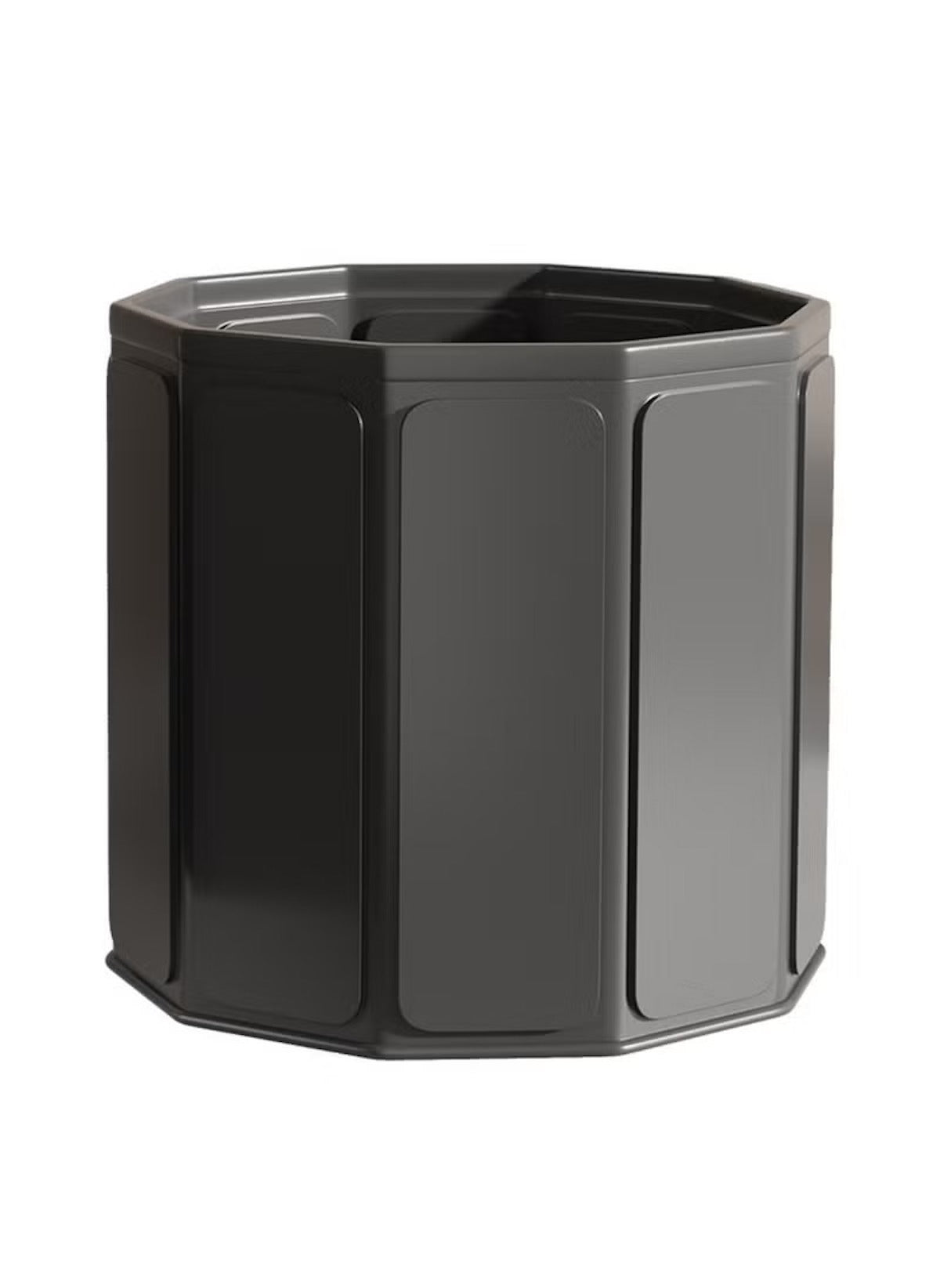 Huitich foldable ice bath tub in black with sturdy panels for easy setup and storage