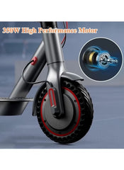 Huitich foldable scooter 30km range with 350W high performance motor and durable front wheel