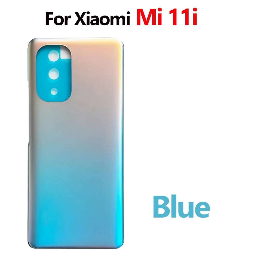 Mumzar Xiaomi Mi 11i battery back cover blue gradient replacement with triple camera cutouts