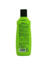 Green air freshener concentrate bottle back label, barcode and 125 ml