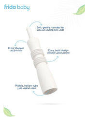 Fridababy baby gas and colic reliever with soft rounded tip and easy-grip design for infants