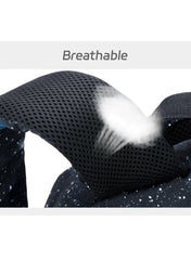 Breathable shoulder strap of Huitich galaxy wheeled school backpack for comfort and support