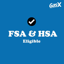 Gas-X FSA & HSA eligible promotional graphic with check mark