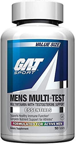 GAT SPORT Multi Test multivitamin bottle 150 tablets men's testosterone support supplement