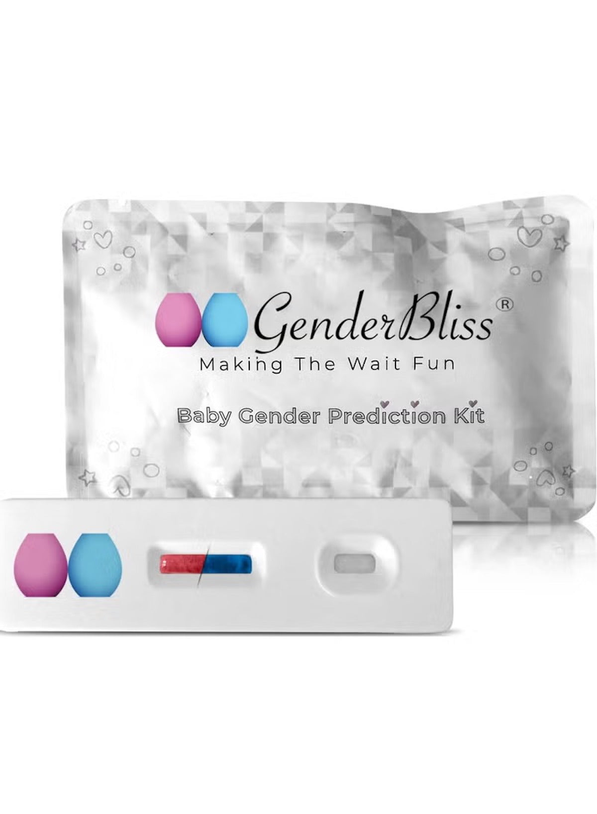 GenderBliss Baby Gender Prediction Kit UAE with color indicators for fun gender guessing