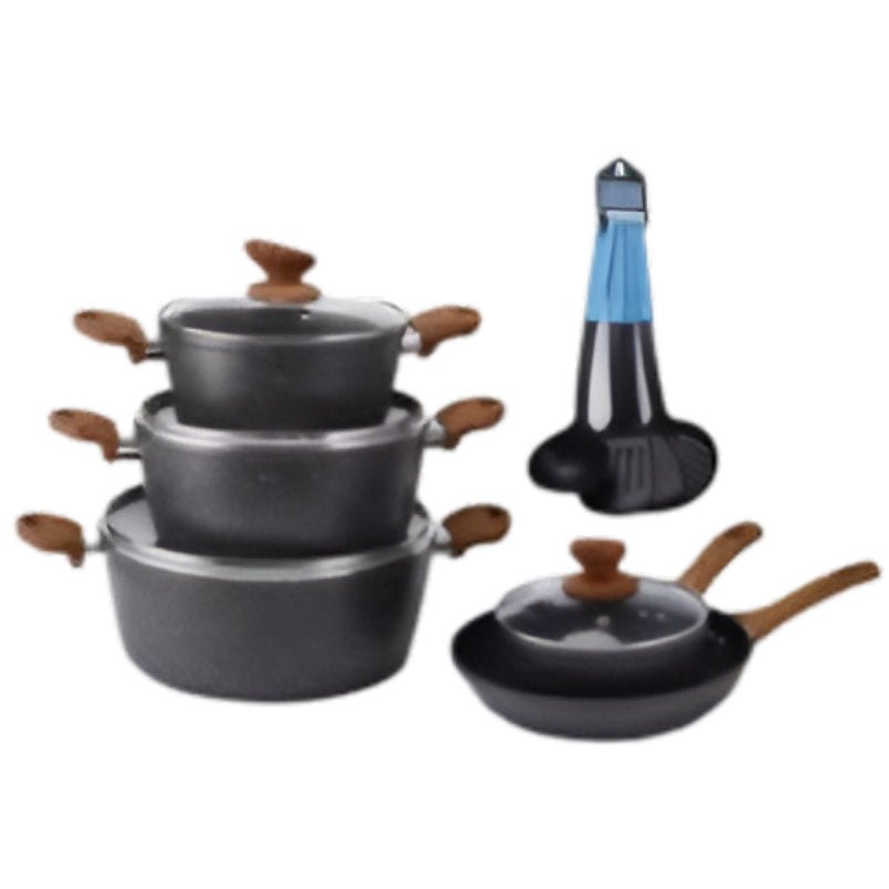 Huitich 13 piece kitchen cookware set with nonstick pots pans and kitchen utensils