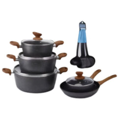 Huitich 13 piece kitchen cookware set with nonstick pots pans and kitchen utensils