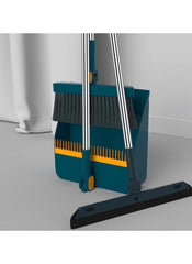 Huitich 3-in-1 broom and dustpan set with ergonomic handles and compact design for easy cleaning