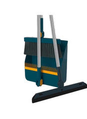 Huitich 3-in-1 broom and dustpan set with ergonomic handles and durable bristles for easy cleaning