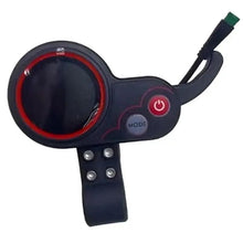 Huitich E10 electric scooter accelerator with round LED screen and red power icon
