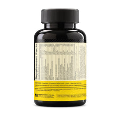 Optimum Nutrition men's daily multivitamin supplement bottle showing Supplement Facts label and directions