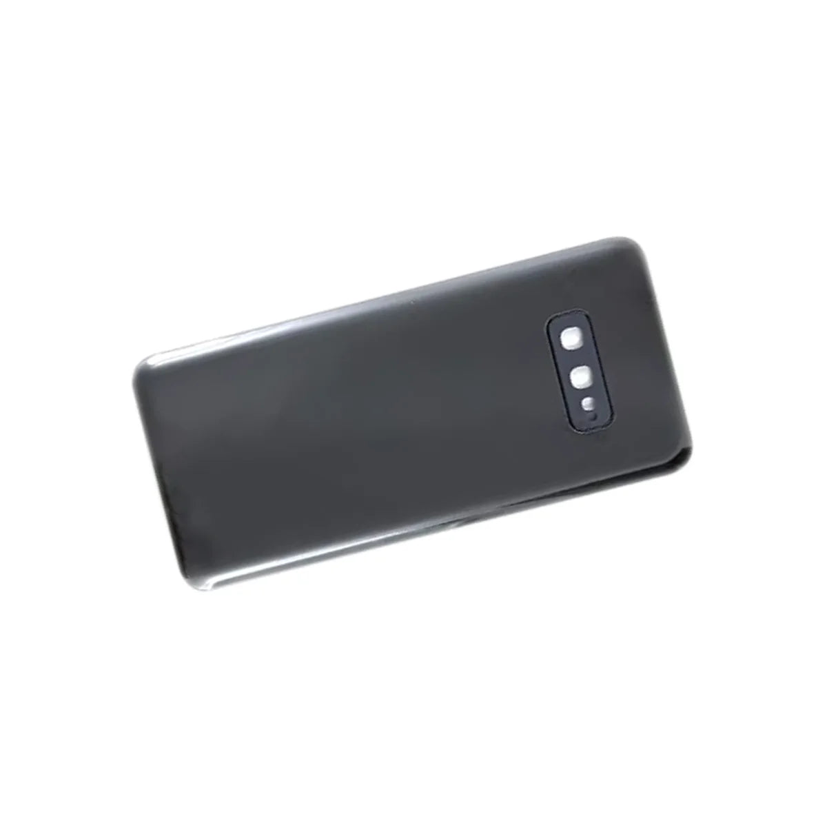 Mumzar Samsung S10E battery back cover replacement glossy black rear panel with camera cutout and curved edges