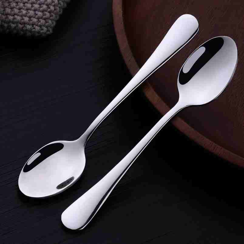 Huitich stainless steel espresso spoons set with sleek polished finish for coffee lovers