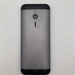 Mumzar grey smartphone back with camera flash and speaker slots, black ends, dual sim GSM phone unlocked