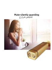 Huitich mini electric aroma burner in gold with intricate pattern, perfect for silent bukhoor aroma diffusion