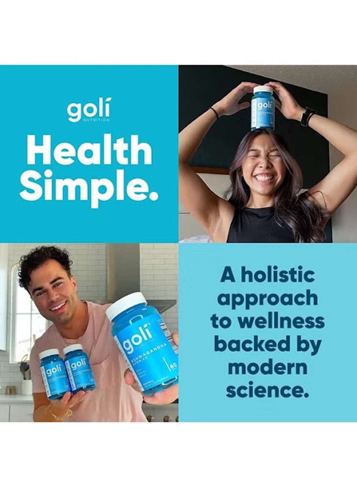 Goli ashwagandha gummies UAE held by happy users promoting holistic wellness