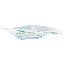 Cool mint inter-dental floss pick wrapper with blue floss head
