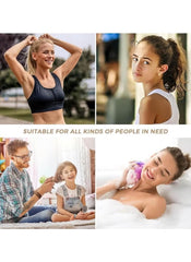 Happy active women and girl using hair ties for thick hair pack of 20 in various daily activities