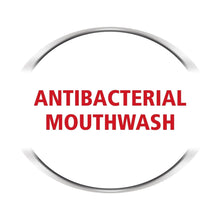 Antibacterial mouthwash label
