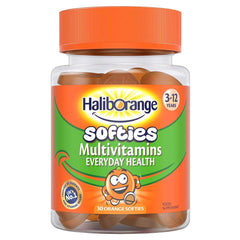 Haliborange Softies multivitamins jar 30 orange gummies for ages 3 to 12 everyday health kids multivitamin softies UAE