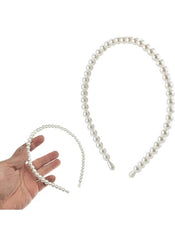 Huitich Pearl Hair Accessory for Kids Stylish Headband