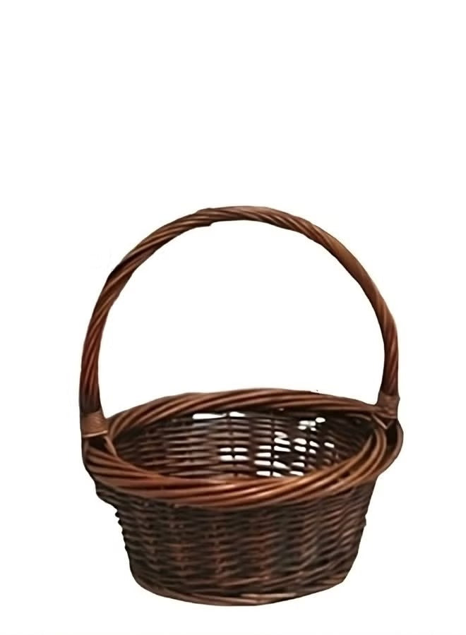 Huitich woven basket for vegetable and fruit storage baskets with sturdy handle and classic design
