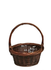 Huitich woven basket for vegetable and fruit storage baskets with sturdy handle and classic design