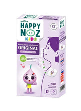 Kids runny nose relief patch box, Happy Noz Original with purple rabbit and cat art