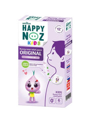 Happy Noz Kids Runny Nose Relief Patch with Onion Oil for Allergy Symptoms, 6 Patches in Box