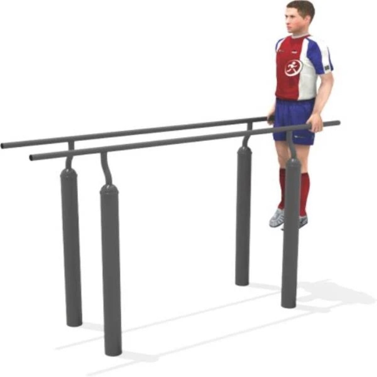 Huitich heavy-duty workout parallel bars for strength training and calisthenics exercises