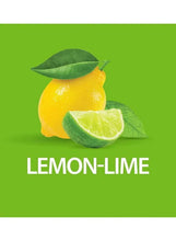 Lemon-Lime herbal slimming tea graphic with lemon, lime, and leaf accents