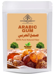 HERITAGE HARVEST premium arabic gum powder in 175 grams pack, 100% pure natural fiber for digestive health