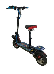 Winner sky electric scooter with seat featuring high power single motor scooter design and colorful deck