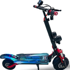 Winner sky high speed city electric scooter with LED lights and sturdy black frame